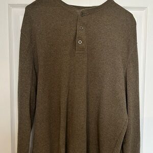 Denver Hayes Olive Long Sleeve Henley